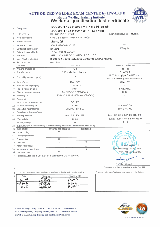 Certificación