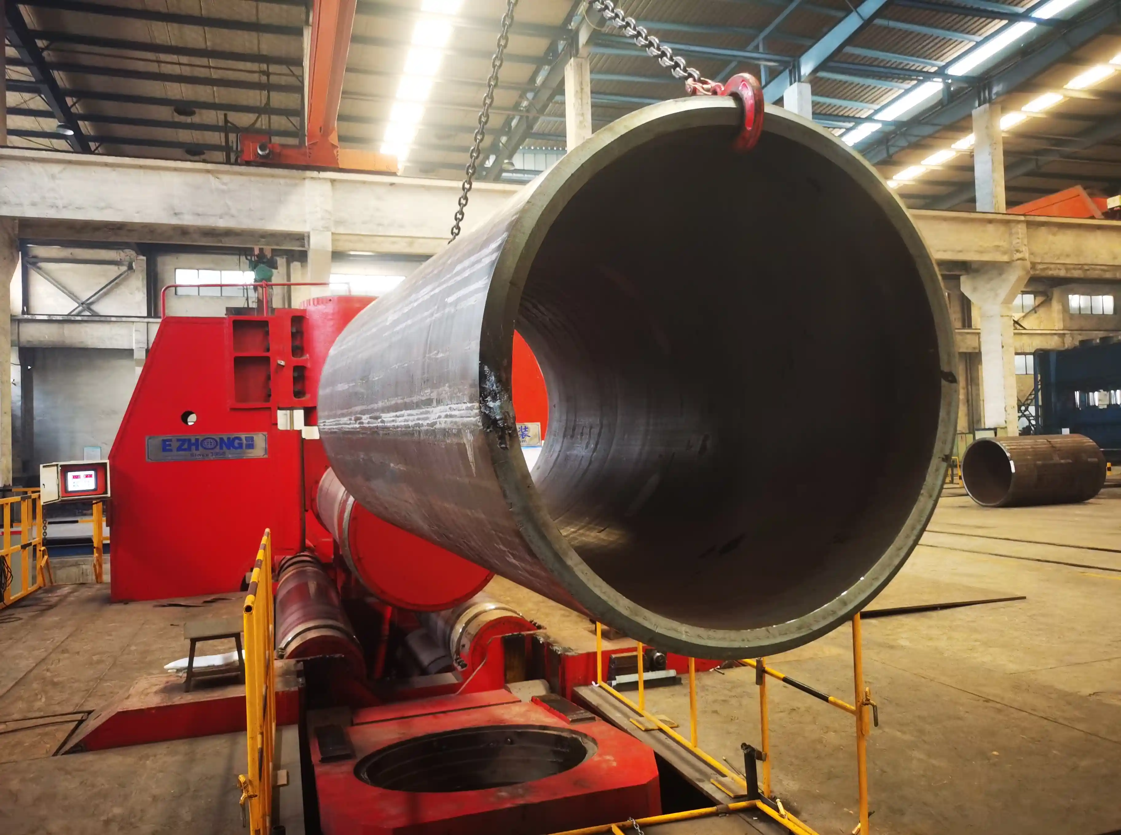 Detalle de máquina de rodillos de tres rollos 2
