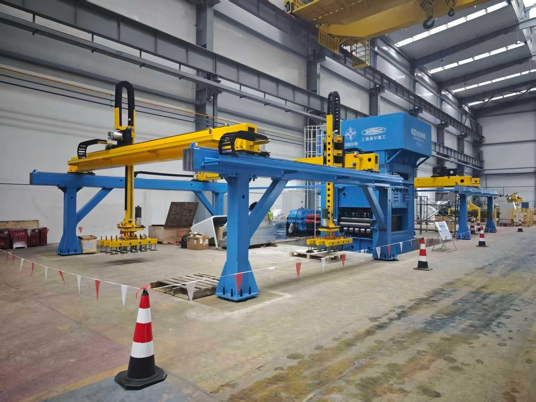 Línea de Producción Inteligente de Nivelación con Reconocimiento de Visión 3D y Robot Gantry de Carga Automática