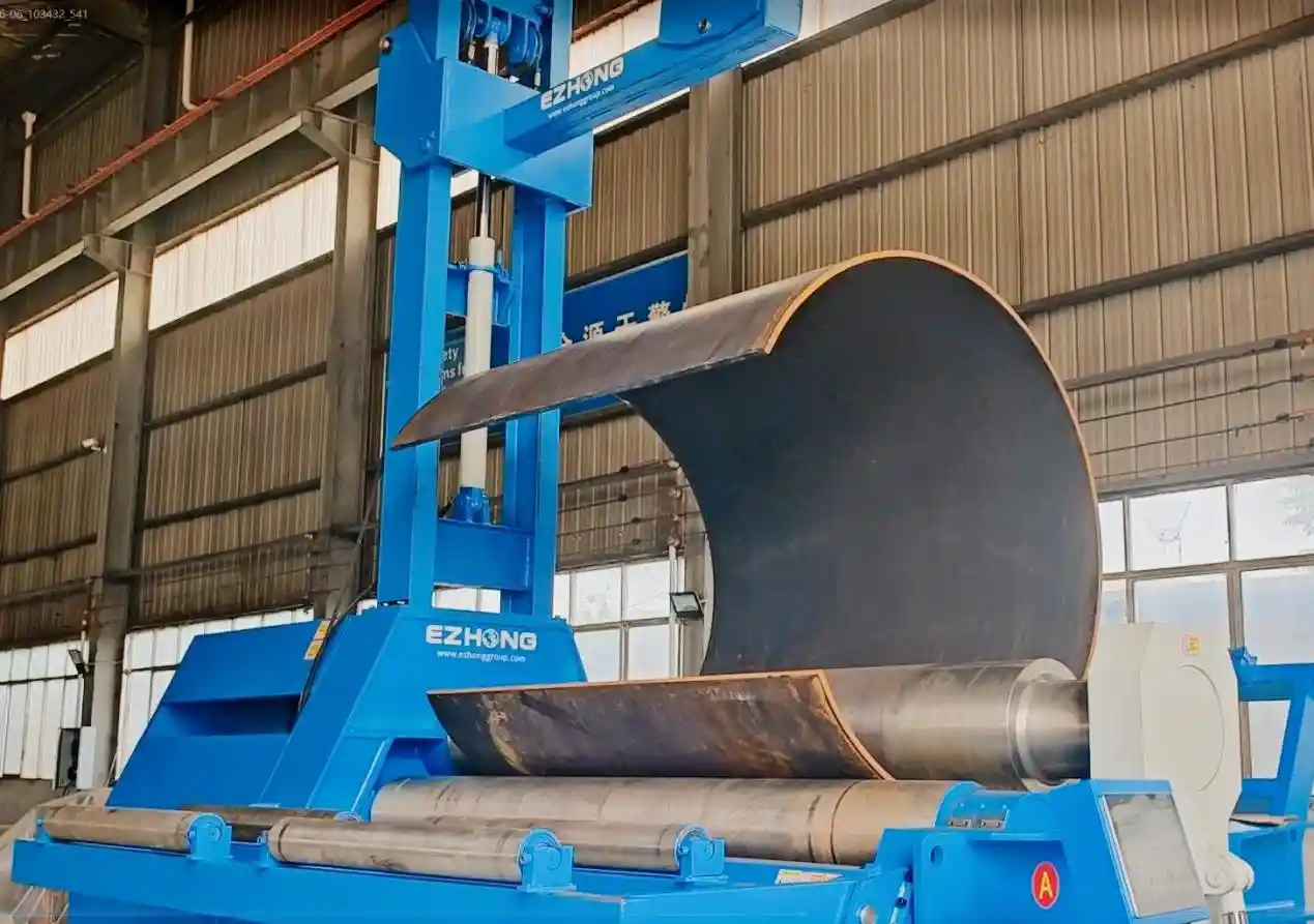 Máquina de Doblamiento de Placas de 4 Rodillos Hidráulica CNC