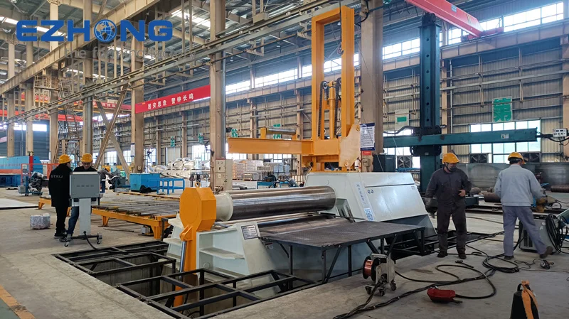 Máquina CNC de 4 rodillos para placas