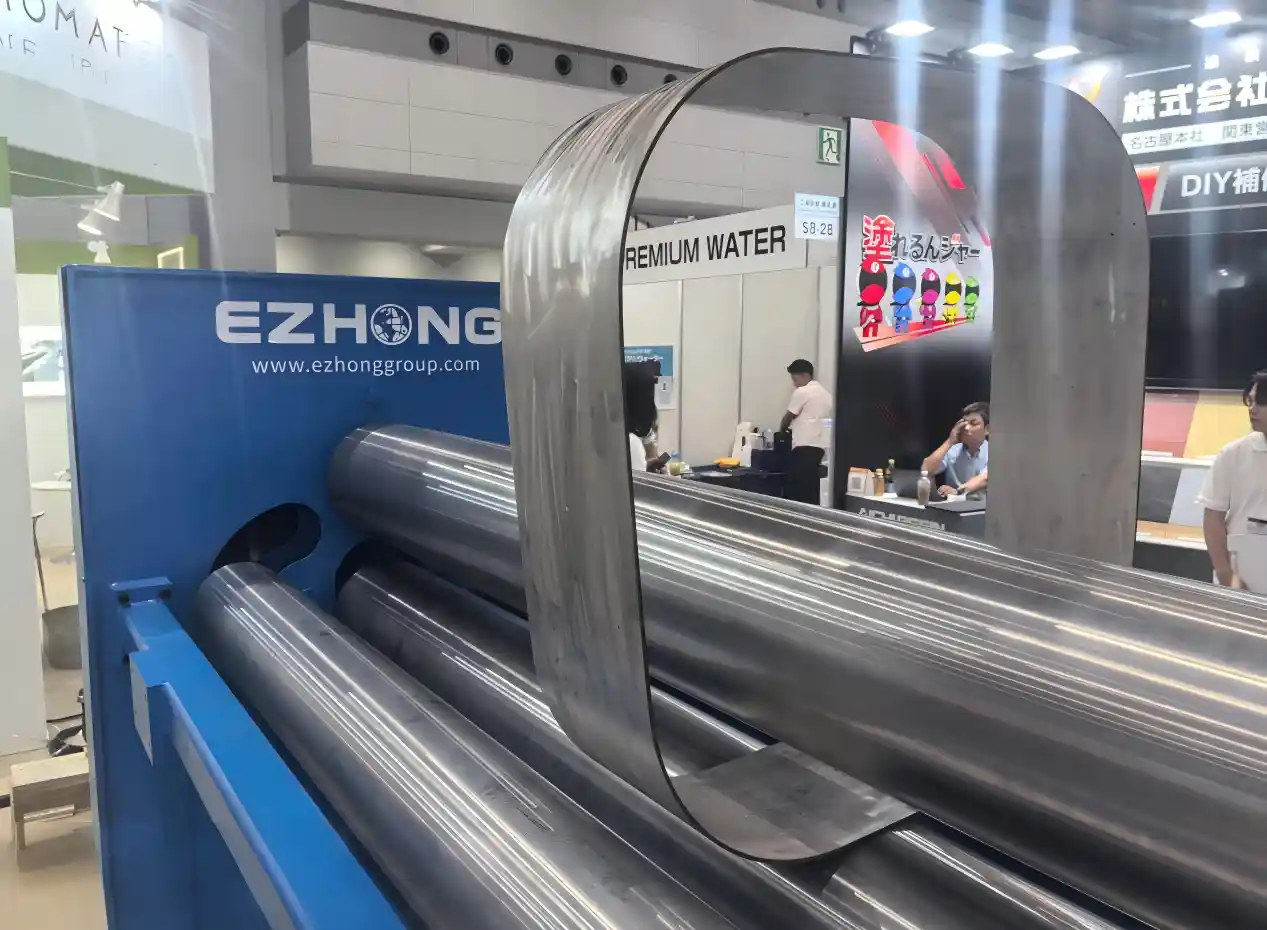 Máquina de doblado de placas CNC Servo de 4 rodillos