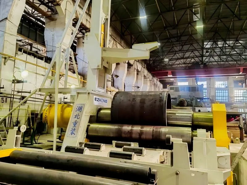 Máquina de Doblamiento de Placas de 4 Rodillos Hidráulica CNC